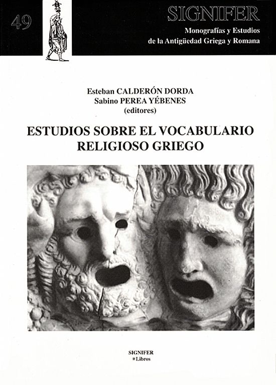 Estudios sobre el vocabulario religioso griego
